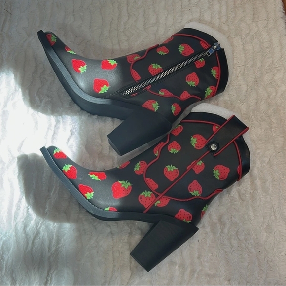 Dolls Kill Shoes - Dolls Kill Strawberry Shortcake Boots